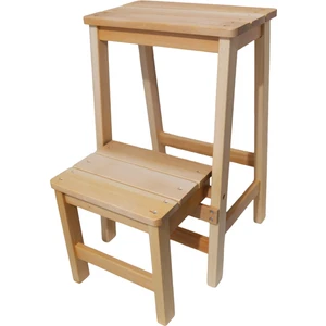 Armes Ev Concept Ahşap Merdiven Tabure – 2 Basamaklı - Sağlam, Şık ve El Yapımı