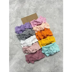 Nis Butik 10'lu Kombin El Yapımı Ribana Kız Bebek Bandana