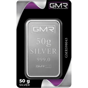 Eg Kuyumculuk 50 gr Gümüş Külçe Gmr