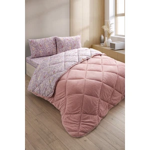 Nordelle Tek Kişilik Wellsoft Yorgan Uyku Seti Lastikli Çarşaf+Yastık Kılıflı Tek Kişilik Uyku Seti