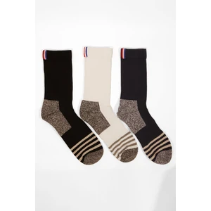 3 Lü Paket Shaftless Golf Soket Çorap Siyah/beyaz/lacivert