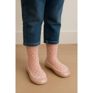 Çocuk Makosen Soket Çorap Patik Panduf – Kaydırmaz Ev & Anaokulu Ayakkabısı Pembe