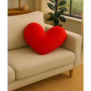Aden Tekstil Teddy Iç Dolgulu Kalp Yastık, Kalp Yastık
