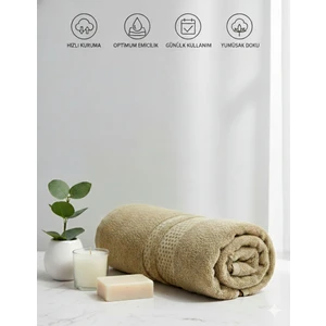%100 Pamuk Lüks Banyo Havlusu | 90X150 Jumbo Boy | Yüksek Emici, Yumuşak Konfor