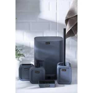 Astorıa Gri Kare 5 Parça Banyo Seti