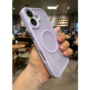 iPhone 17 Kılıf Kamera Çıkıntılı Magsafe Şarj Destekli Yumuşak Kenarlı Mat Kapak