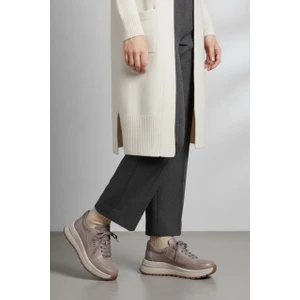 D25KA-3795 Vizon Hakiki Deri Tam Ortopedik Kadın Casual Günlük Ayakkabı