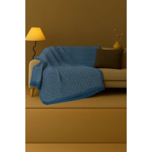 Rell Home Pamuklu Dokulu Ekru Koltuk Şalı 170X220 cm – Saçaklı Tv Battaniyesi & Dekoratif Koltuk Örtüsü