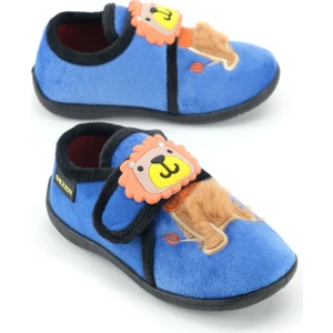 Kışlık Cırtlı Ayarlanabilir Rahat Iç Taban  Erkek Çocuk Panduf Ayakkabı