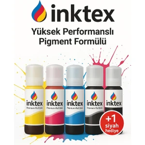 Brother BT6000 - BT5000  DCP-T300/DCP-T500W/DCP-T700W/MFC-T800W 4 Renk Mürekkep Takımı + 1 Siyah Hediyeli