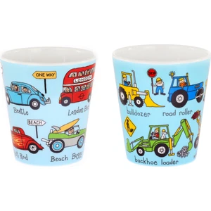 Tyrrell Katz 2'li Melamin Alıştırma Bardağı (Cars & Wheels)