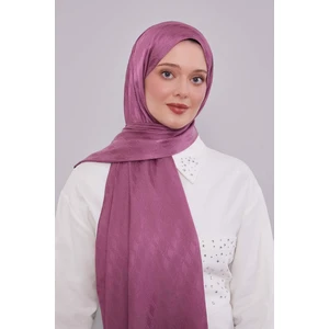 Levidor Pembe Örgü Desen Jakar Şal