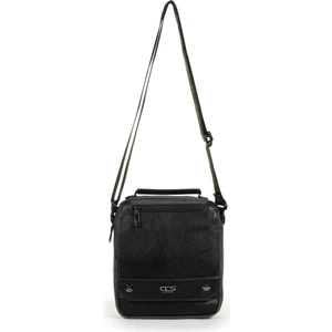 Necati Çanta Kapaklı Çok Gözlü Omuz Askılı El ve Omuz Çantası Küçük Boy Gri