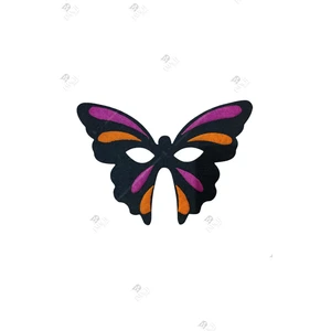 Emach Dizayn Kelebek Maske Kaliteli Keçe Hayvan Figürlü Maske