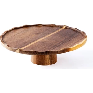 Özel Ahşap Kek Standı 30X9CM