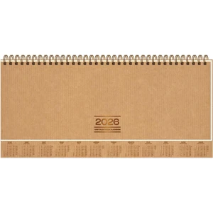Keskin Color Keskin 2026-AJ-82 12*33,5 Haftalık Kraft Kap.spr.masa Ajandası