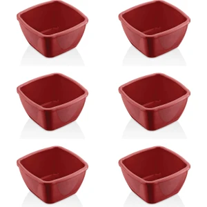 Kırılmaz Sosluk Seti 6’lı – Kahvaltılık, Reçellik, Meze ve Tatlı Servis Kabı | Isıya Dayanıklı Polikarbon Mini Kase | Ev ve Restoran Için