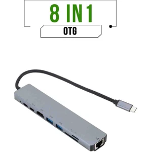 8 In 1 Otg Dönüştürücü