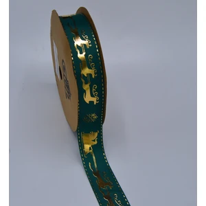 Yılbaşı Baskılı Kurdele 2.5 cm