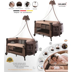 Maxi Comfort Coolstyle Anne Yanı Deluxe Kumaş Cibinlikli Oyun Parkı 70x110cm