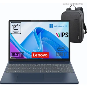 Ideapad Slim 3 15IRH10 83K10061TR P2 (Işıklı Klavye) I7-13620H 16GB Ddr5 512GB SSD Wuxga 15.3" IPS 60Hz WIN11 Pro Taşınabilir Bilgisayar