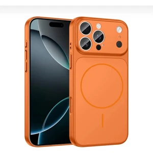 Kılıf Sipariş iPhone 14 Pro Max Uyumlu 17 Pro Max Görünümüne Çeviren Magsafe Özellikli Glass Telefon Kılıfı