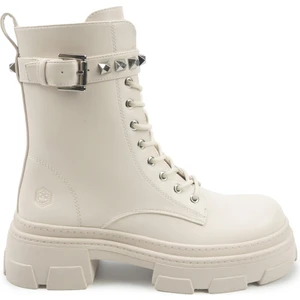 Manoın 5pr Kırık Beyaz Kadın Postal