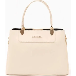 Levidor Krem Kadın El ve Omuz Çantası 930120