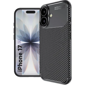 Apple iPhone 17 Uyumlu Kılıf Karbon Tasarım Kamera Korumalı Silikon Telefon Kılıfı Kapak