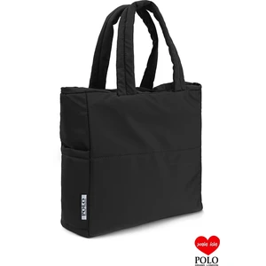 POLOGRAND London Orijinal Geniş Hacimli Su Geçirmez Puf Şişme Shopper Okul Spor Iş Için Büyük Boy Omuz ve Kol Çantası