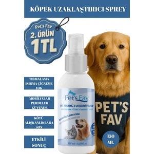 Pet's Fav Köpek Tuvalet Eğitimi, Doğal Uzaklaştırıcı Sprey, Caydırıcı, Tırmalama ve Isırma Önleyici