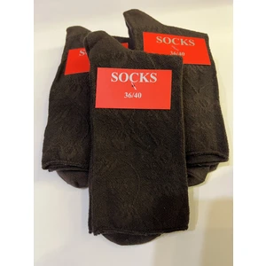 Kadın Diyabetik Çorap Koyu Kahve Renk 3'lü Diyabet Çorabı