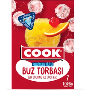 3 Adet  Cook Buz Torbası Kendinden Kilitli