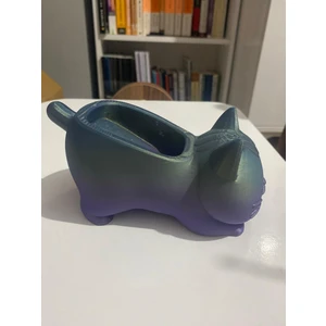 🌈 Kedi Temalı Renkli Sabunluk – Su Tahliyeli Tasarım