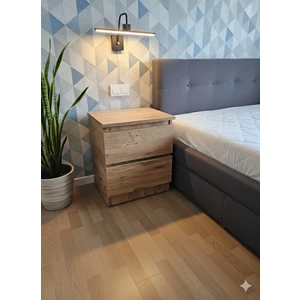 Yeşil Mobilya Karmen Ahşap Renk Gizli Bölmeli Komodin