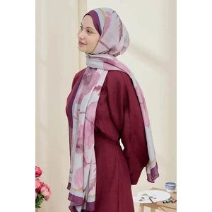 Gelincik Desen Bambu Şal