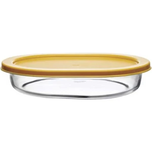 59794 Paşabahçe Borcam Sarı Kapaklı Fırın Kabı 190 x 140 mm