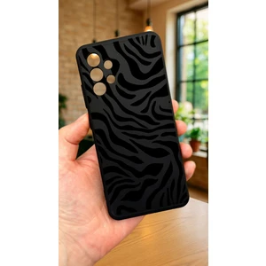 Vip Case Samsung Galaxy A32 -Zebra Desenli Silikon Darbe Emici Klasik Korumalı Rubber Kılıf