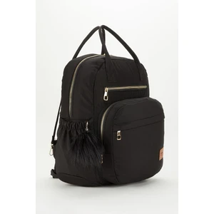 Anne Bebek Bakım Çantası Arya Modeli Bondit Hafif Kumaş Termoslu Biberon Cepli Puset Askı Aparatlı Su Geçirmez Fonksiyonel Omuz ve El Çantası