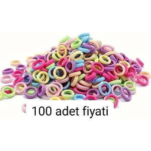 Bodrum Asel 100 Lü Bebek Havlu Lastik Toka