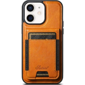 iPhone 11 Kılıf H17 2-1 Manyetik Mıknatıs Kartlıklı Kapak