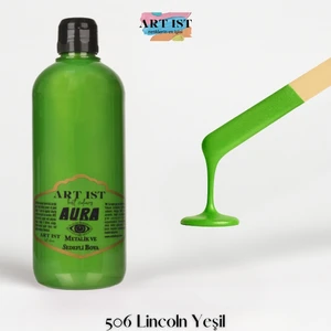 ART IST Aura Tombul Metalik ve Sedefli Boya 500ML - 506 Lincoln Yeşil