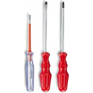 Kontrol Kalemi Yıldız ve Düz Tornavida Tamirci Seti 3'lü Set