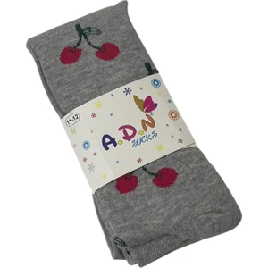 Kiraz Desenli Külotlu Çorap