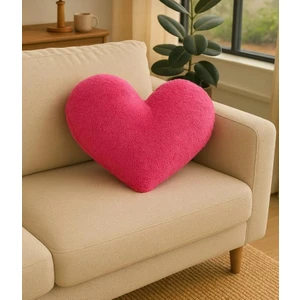 Aden Tekstil Teddy Iç Dolgulu Kalp Yastık, Kalp Yastık