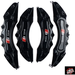 Siyah S-Line  4'lü Kaliper Seti  Yapıştırma Logolu