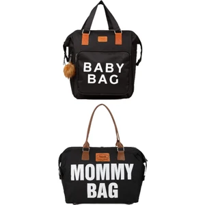 Krem Baby Bag Anne Bebek Çantası Bebek Bakım Çantası (Termal Çanta Hediye)