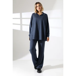 Oyşo Modal Dik Yaka Alt Üst Takım