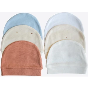 Organik Pony 6'lı Şapka Karışık