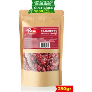Paşa Kuruyemiş Kurutulmuş Turna Yemişi (Cranberry) 250 gr